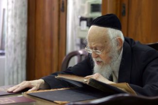 מרן פוסק הדור הגרי"ש אלישיב זצוק"ל | צילום: יהושע פרוכטר