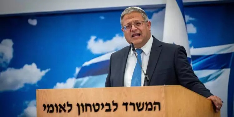 השר איתמר בן גביר | צילום: יהונתן סינדל/פלאש 90