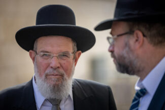 הרב קלמן בר - Photo by Chaim Goldberg/Flash90