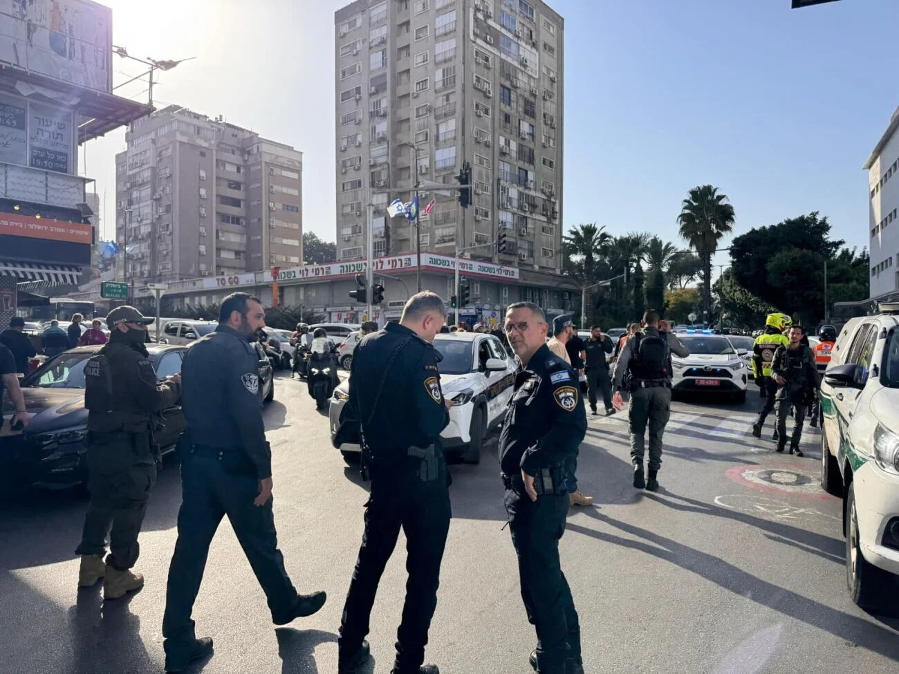 פיגוע דקירה ברמת גן | קרדיט צילום: דוברות המשטרה