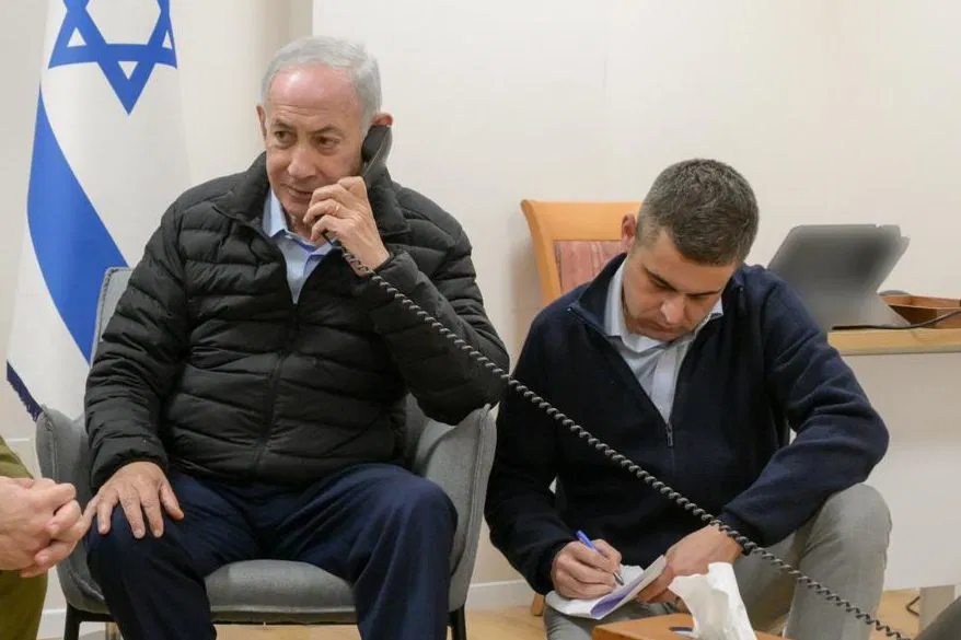 זיו אגמון עם רה"מ נתניהו | צילום: דוברות רה"מ