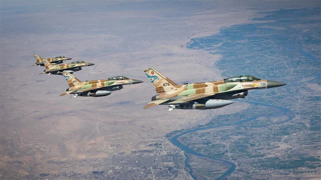 מטוסי חיל האוויר בדרכם לתקיפה באיראן | צילום: דובר צה