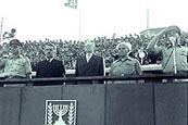 דוד בן גוריון במצעד יום העצמאות | קרדיט: דוברות הכנסת
