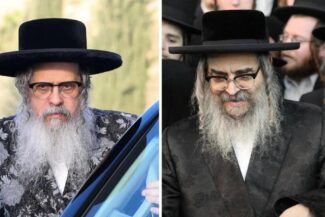 האדמורי''ם מסאטמר. צילום: דוד כהן/פלאש 90