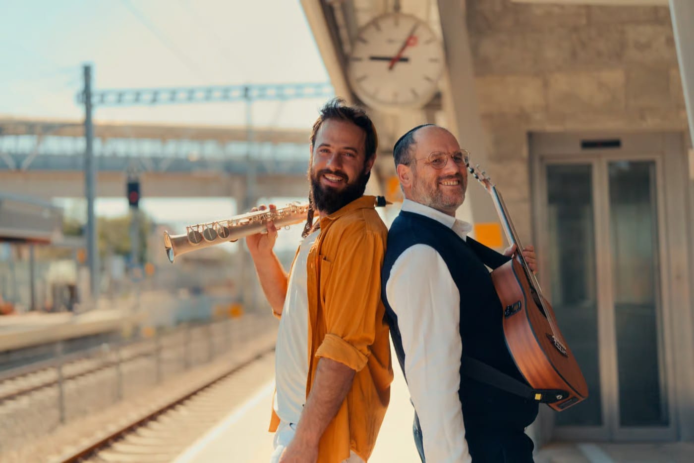 אהרן רזאל ואביה שרמן | צילום: מאודי אלכסלסי