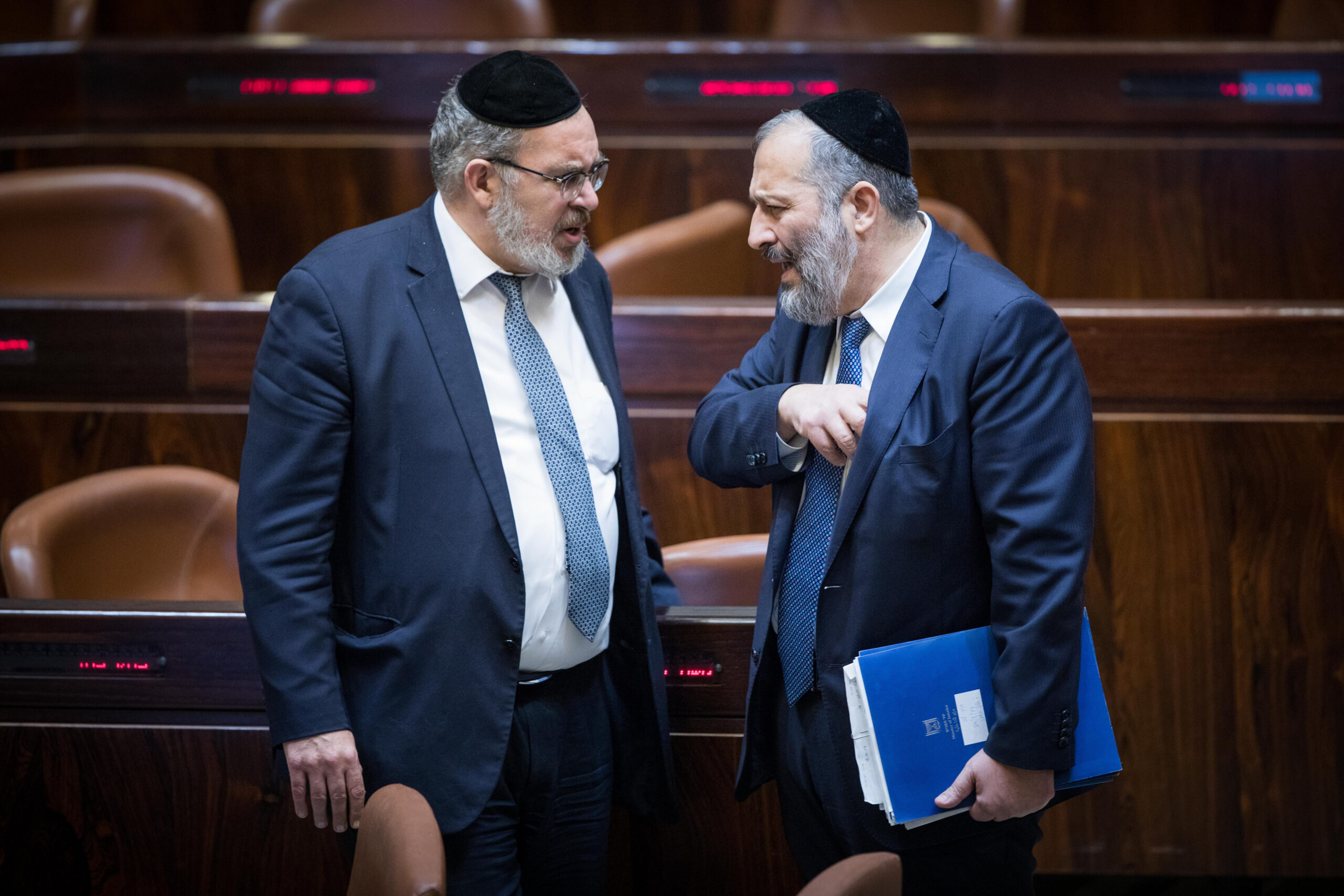 דרעי ואשר. צילום: יונתן סינדל/פלאש 90